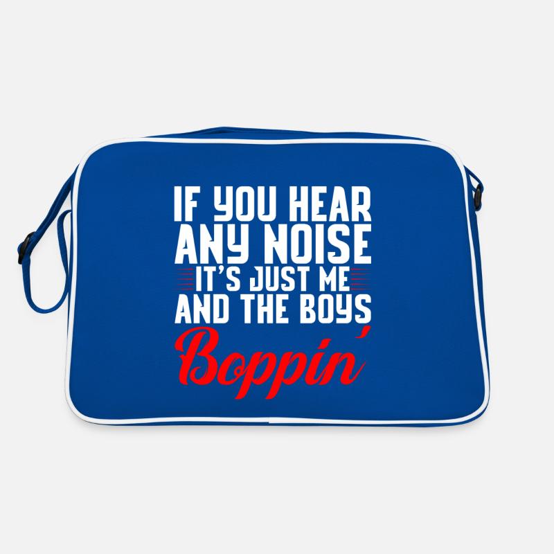 It's Just Me And The Boys Boppin' 4 Retro Tasche
