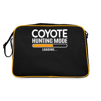Coyote Hunting Coyote Hunting Gift - Retro Bag - black/gold - Back