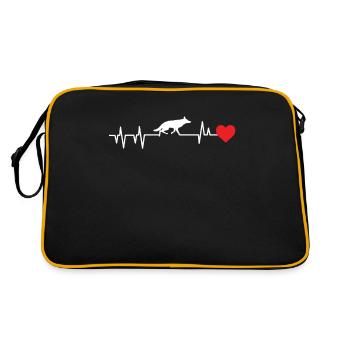 Coyote Hunting Coyote Hunting Gift - Retro Bag - black/gold - Back