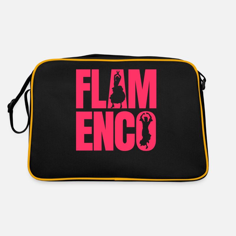 Flamenco - Sac Retro - noir/or