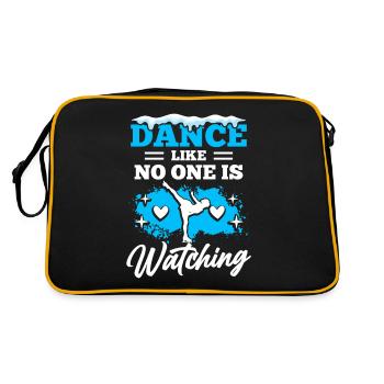 Patineurs Patinage sur glace Sports - Sac Retro - noir/or - Dos