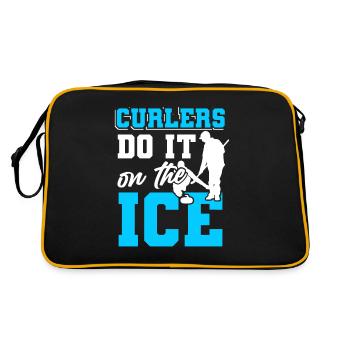 Curling Sport Curler - Retro Bag - black/gold - Back