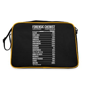 Forensic Chemist Daily Value - Retro Bag - black/gold - Back