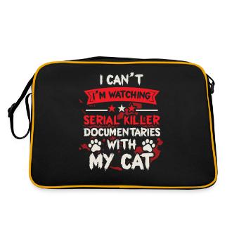 Documentaire Kitty Cat Lover - Sac Retro - noir/or - Dos
