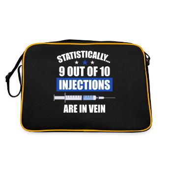 Healthcare staff patient in the home - Retro Bag - black/gold - Back