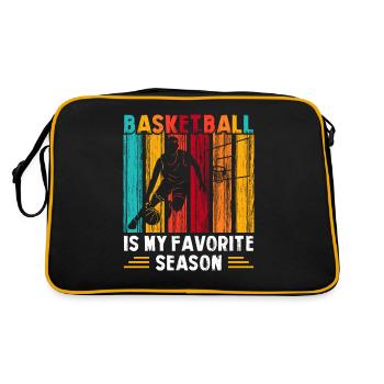 Sports d’équipe de basket-ball - Sac Retro - noir/or - Dos