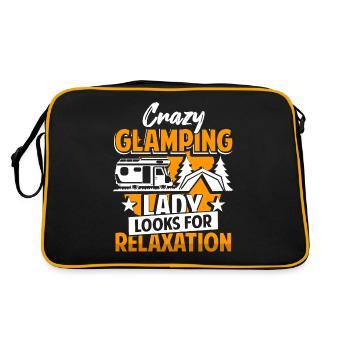 Glamping Camper Glamper - Retro Bag - black/gold - Back
