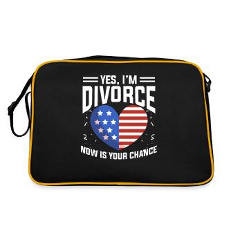 Divorce Marital crisis - Retro Bag - black/gold - Back