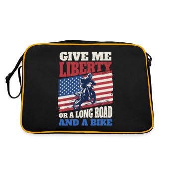 Flag Motocross Dirt Bike - Sac Retro - noir/or - Dos