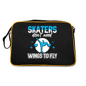 Figure Skating Ice Skaters - Retro Bag - black/gold - Back
