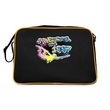 Génial depuis 1997. Style de vie de wakeboard - Sac Retro - noir/or - Dos