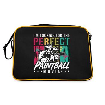 Paintball Je cherche Airsoft Paintball Player - Sac Retro - noir/or - Dos