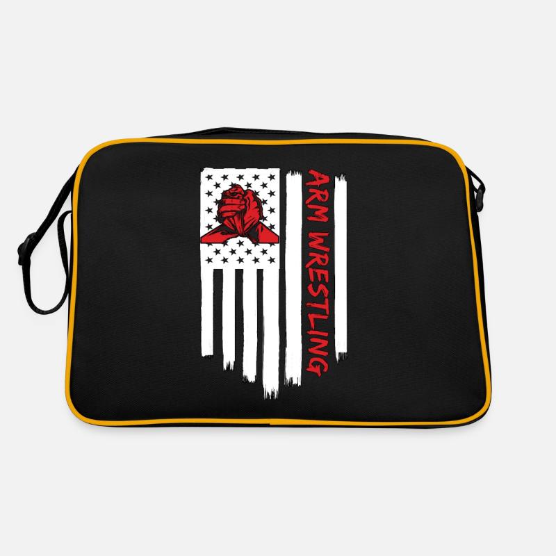 Bras de fer Cool Bras de fer Muscles Lutteur Sac Retro