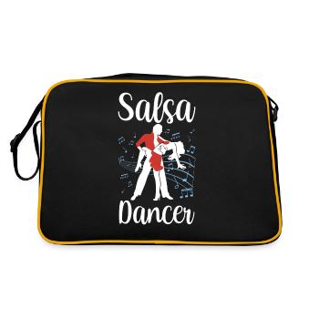 Danseur de salsa Hobby Danse Danse - Sac Retro - noir/or - Dos