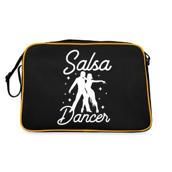Danseurs de salsa Danse Danse Passe-temps - Sac Retro - noir/or - Dos