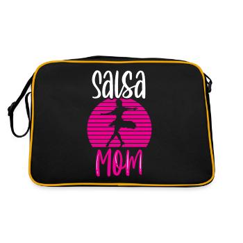 Salsa Maman Danse Danseuse Danse Hobby - Sac Retro - noir/or - Dos