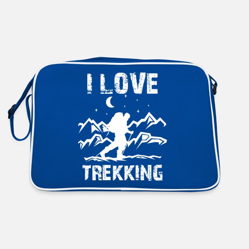 J’adore le trekking randonneurs Sac Retro