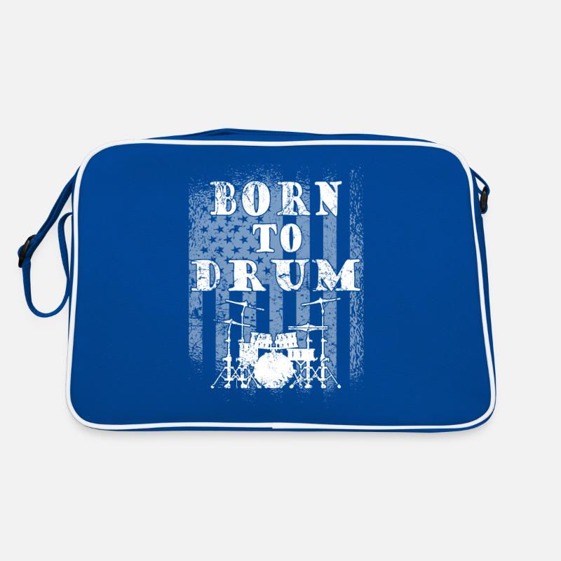 Born to drum - batteur Sac Retro