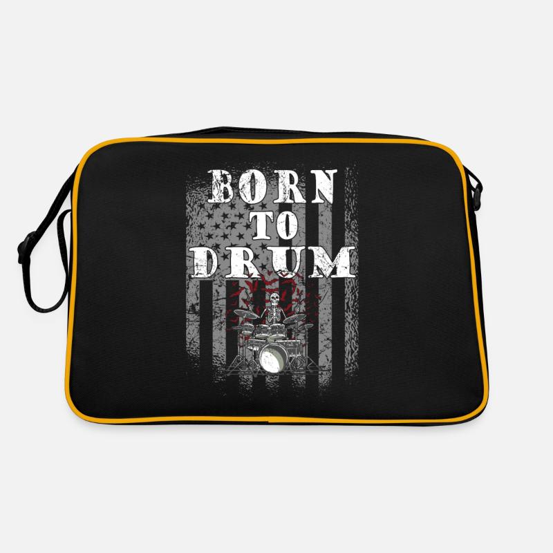 Born to drum - batteur Sac Retro