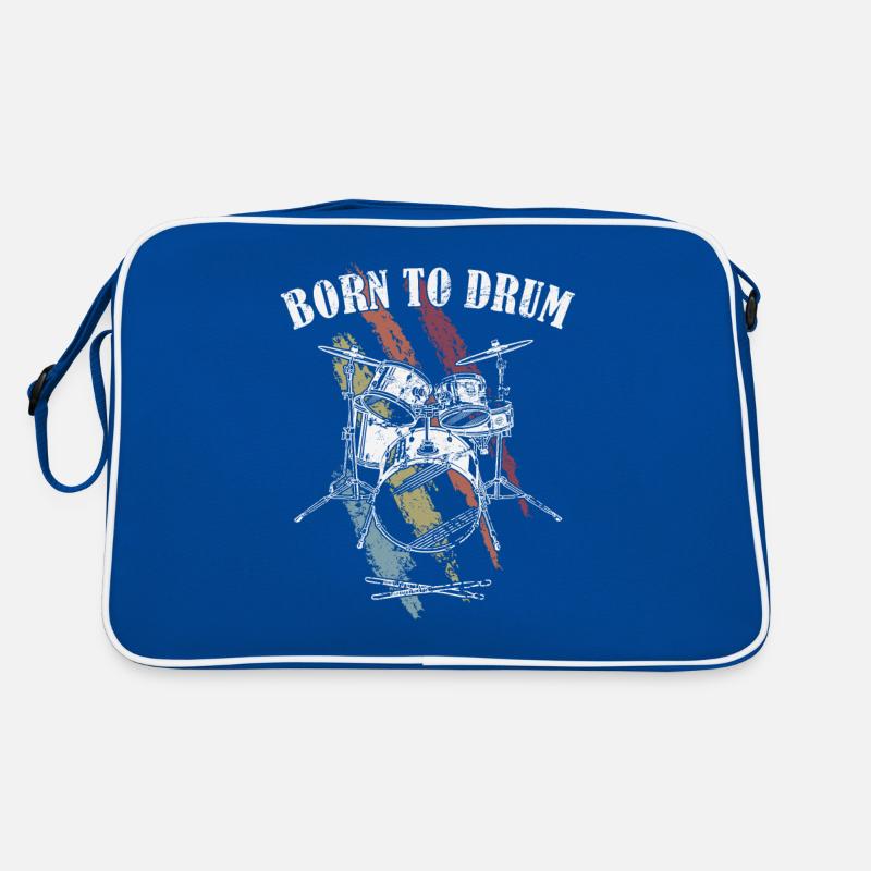 Born to drum - drummer Retro Bag