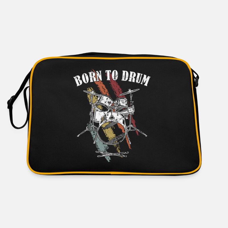 Born to drum - batteur Sac Retro