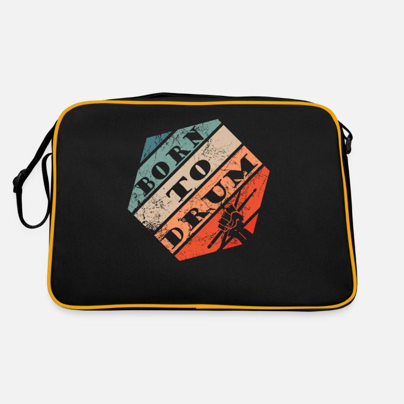 Born to drum - batteur Sac Retro