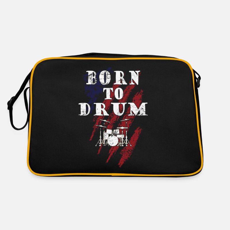 Born to drum - batteur Sac Retro