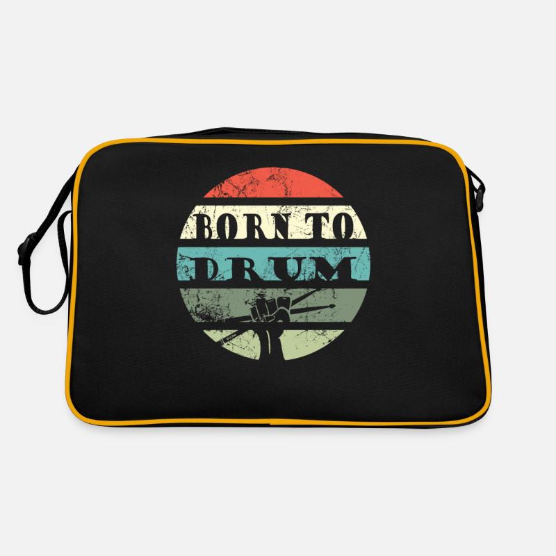 Born to drum - batteur Sac Retro