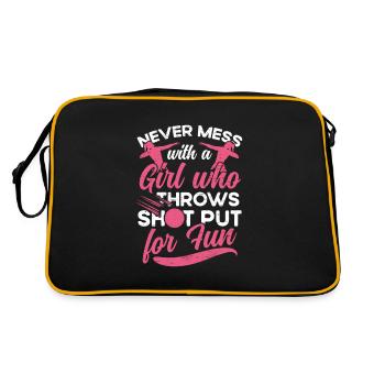 A Girl, The Shot Put Athletics Shot - Retro Bag - black/gold - Back