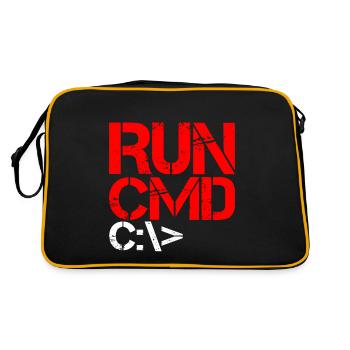 Exécuter Cmd 4 - Sac Retro - noir/or - Dos