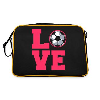 Football féminin - Sac Retro - noir/or - Dos