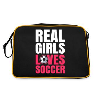 Football féminin - Sac Retro - noir/or - Dos