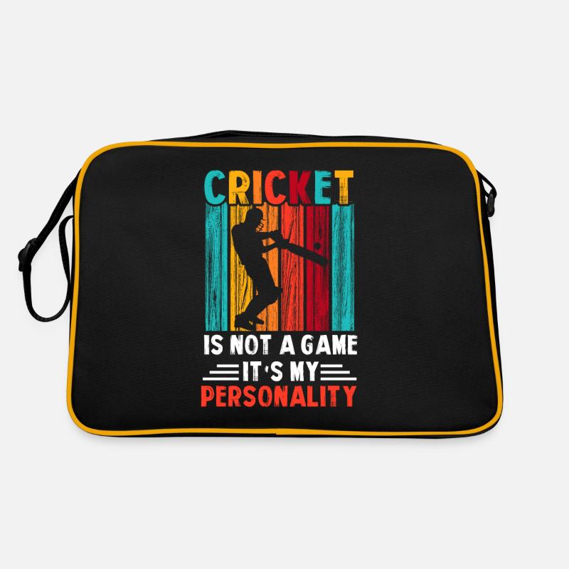 Cricket Ballspiel Retro Tasche