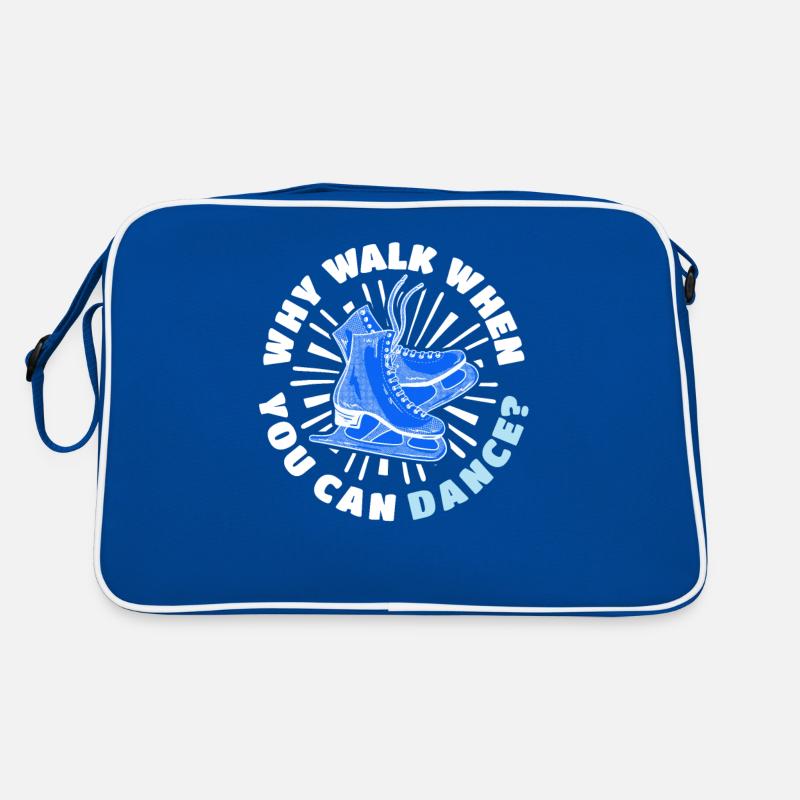 Eislaufen Eiskunstlauf Retro Tasche