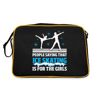 Speed skating - Retro Bag - black/gold - Back
