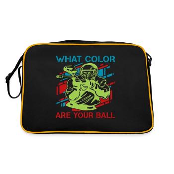 Paintball De quelle couleur sont Splatter Paintball Player - Sac Retro - noir/or - Dos