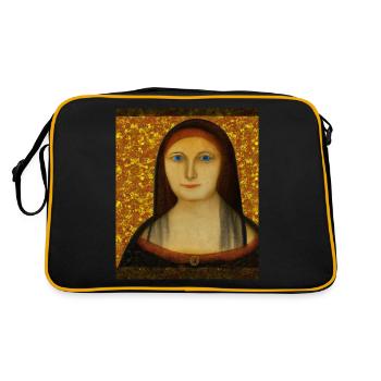 Gustav Klimt Portrait de femme - Sac Retro - noir/or - Dos