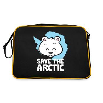 Sauver le réchauffement climatique de l’Arctique - Sac Retro - noir/or - Dos