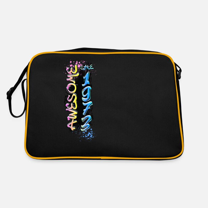 Awesome since 1973 Graffiti Motiv Retro Tasche
