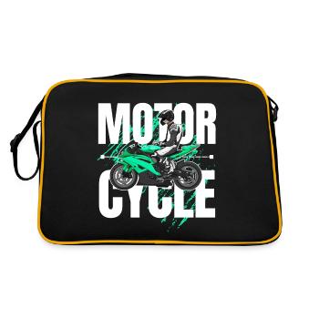 Moto Lifestyle / Moto / Moto motard - Sac Retro - noir/or - Dos