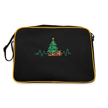 Vacances Heartbeat Noël Arbre de Noël Noël - Sac Retro - noir/or - Dos