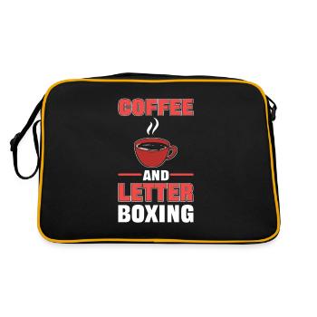 Lettrage de café et de boîte aux lettres - Sac Retro - noir/or - Dos