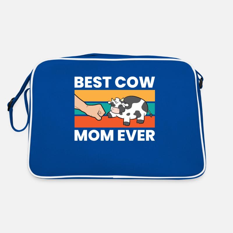 Meilleure mère vache jamais drôle Sac Retro