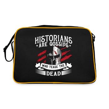 Historians Are Gossips Historian Team Historians - Retro Bag - black/gold - Back