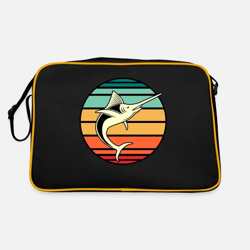 Schwertfisch Retro Tasche