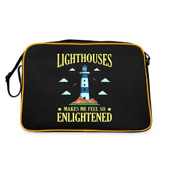 Phare - Sac Retro - noir/or - Dos