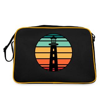 Phare - Sac Retro - noir/or - Dos