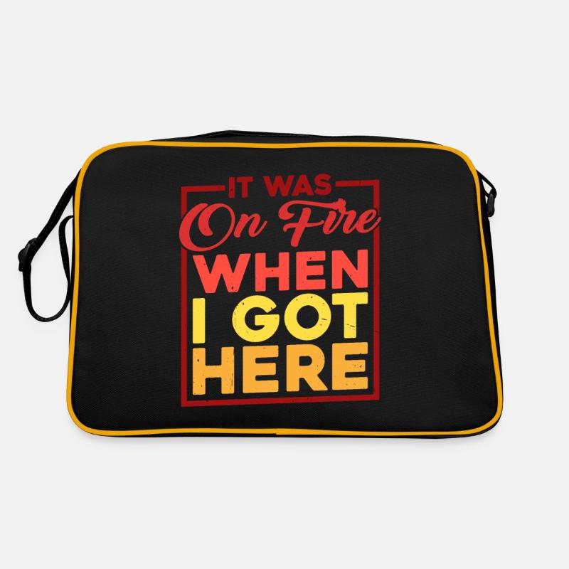 It Was On Fire When I Got Here 6 Retro Tasche