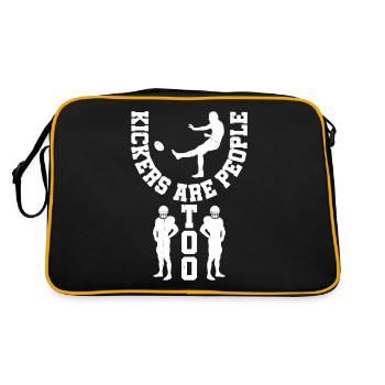 Kickers Are People Too 18 - Retro Bag - black/gold - Back