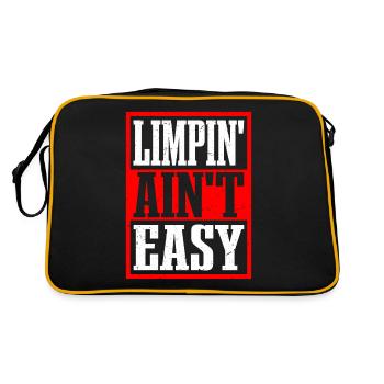 Limpin' Ain't Easy 21 - Retro Bag - black/gold - Back